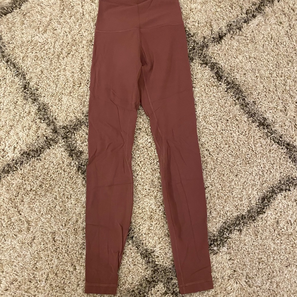 Pink lululemon align leggings